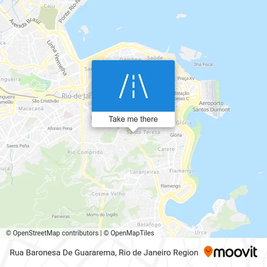 Rua Baronesa De Guararema map