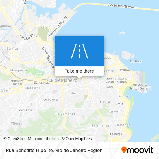Rua Benedito Hipólito map