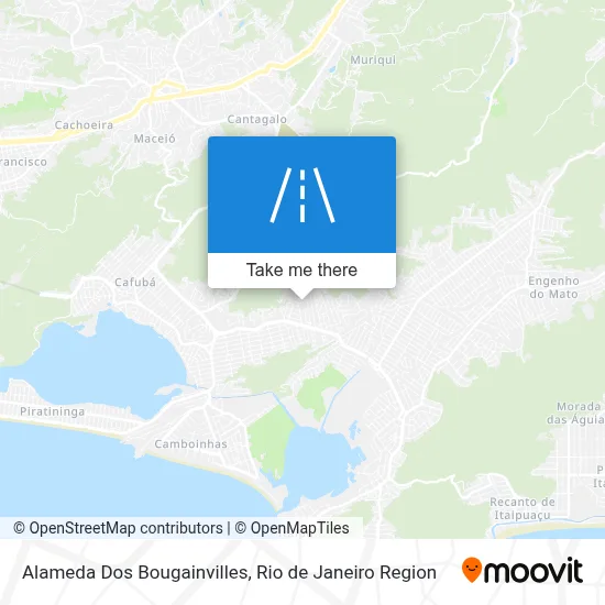 Alameda Dos Bougainvilles map