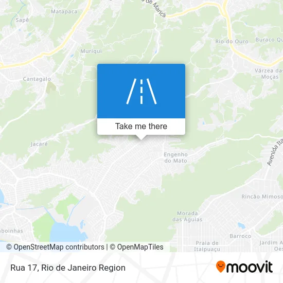 Rua 17 map