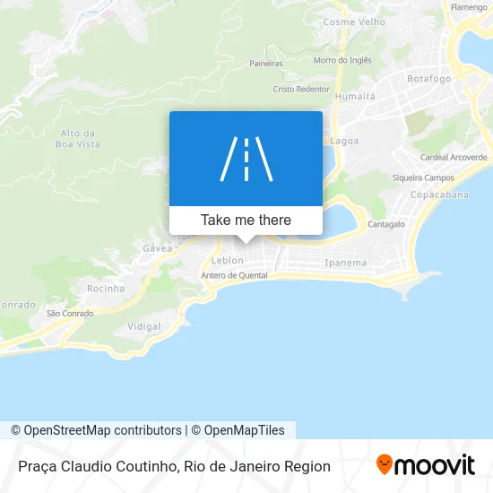 Praça Claudio Coutinho map