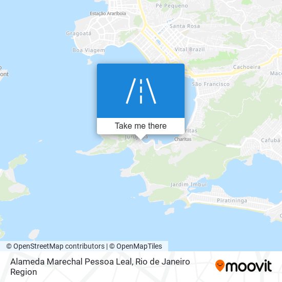 Mapa Alameda Marechal Pessoa Leal