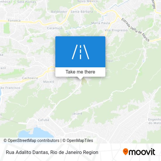 Rua Adalito Dantas map