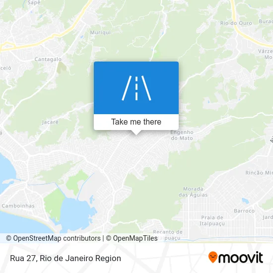 Rua 27 map