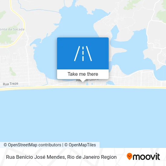 Rua Benício José Mendes map