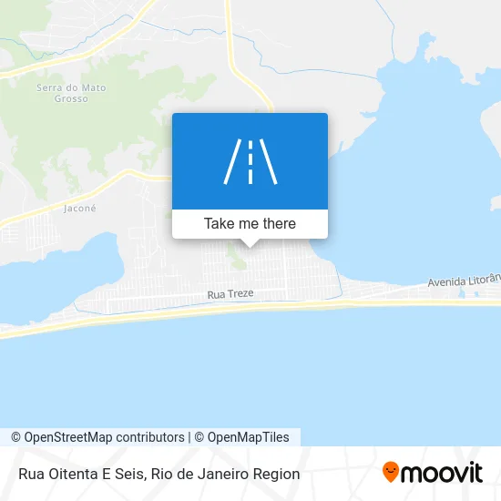 Rua Oitenta E Seis map