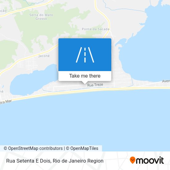 Rua Setenta E Dois map