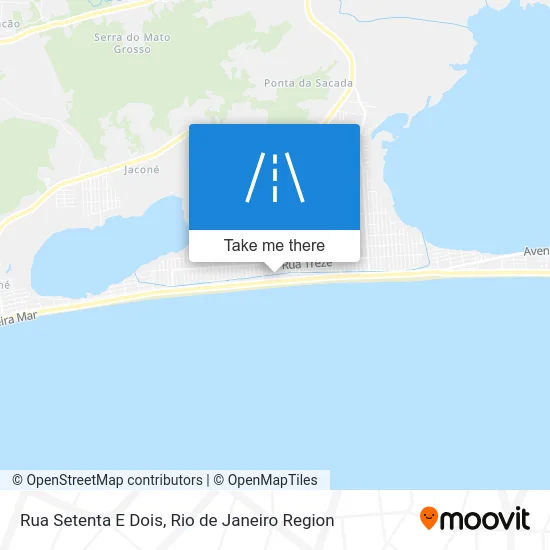 Rua Setenta E Dois map