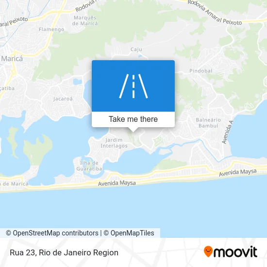 Rua 23 map