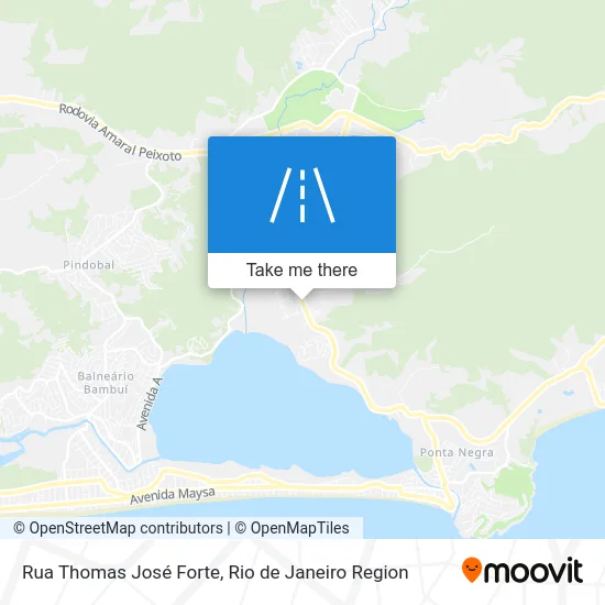 Rua Thomas José Forte map