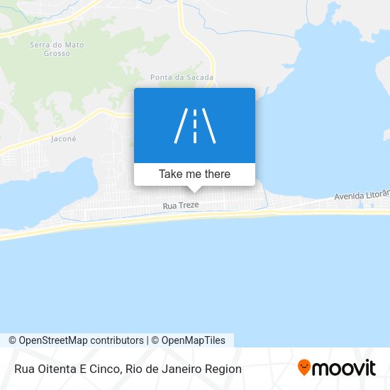 Rua Oitenta E Cinco map