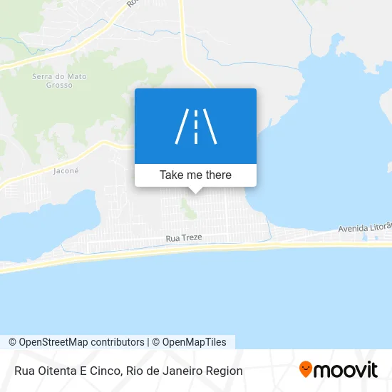 Rua Oitenta E Cinco map