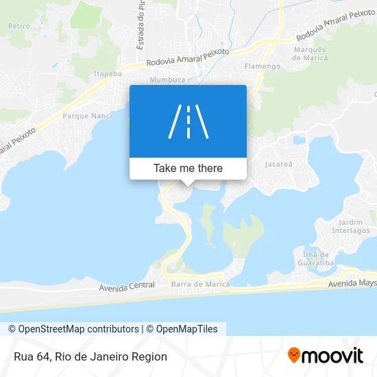 Rua 64 map