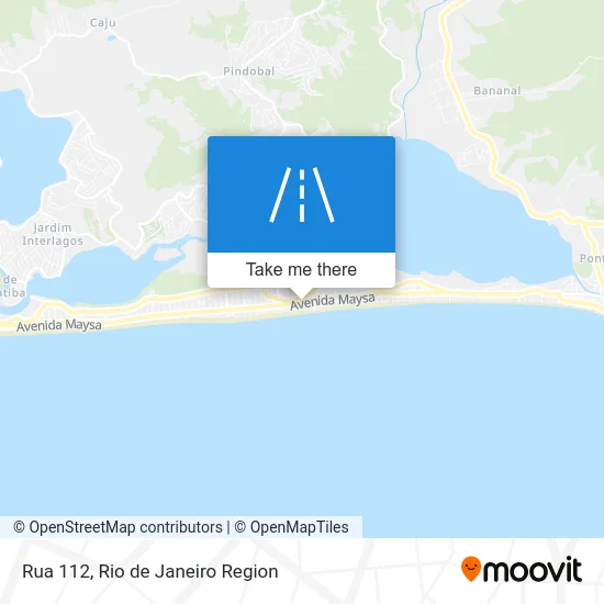 Rua 112 map