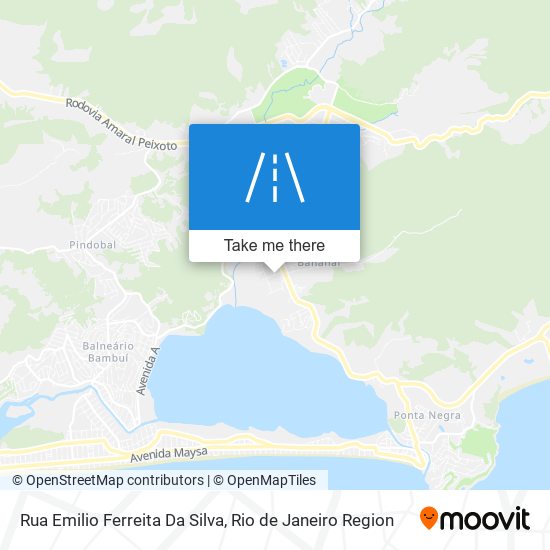 Mapa Rua Emilio Ferreita Da Silva