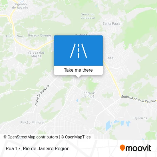 Rua 17 map