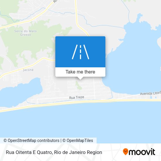 Rua Oitenta E Quatro map