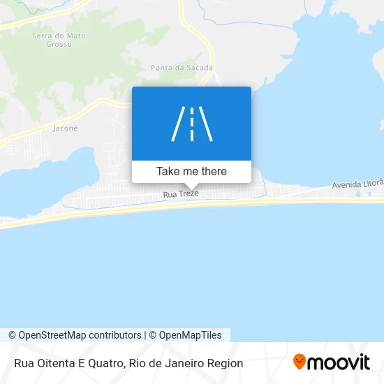 Rua Oitenta E Quatro map