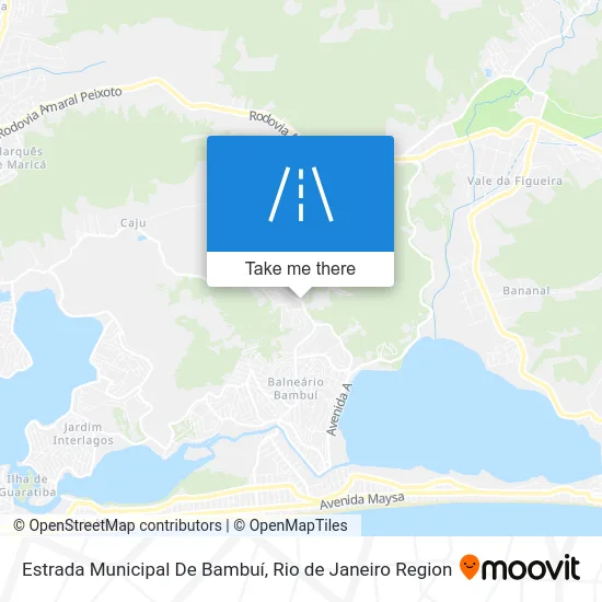 Estrada Municipal De Bambuí map