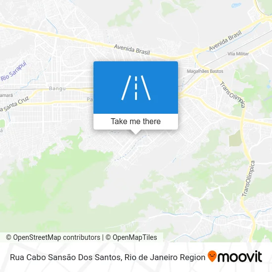Rua Cabo Sansão Dos Santos map