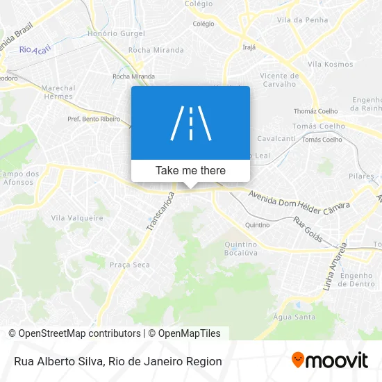 Rua Alberto Silva map
