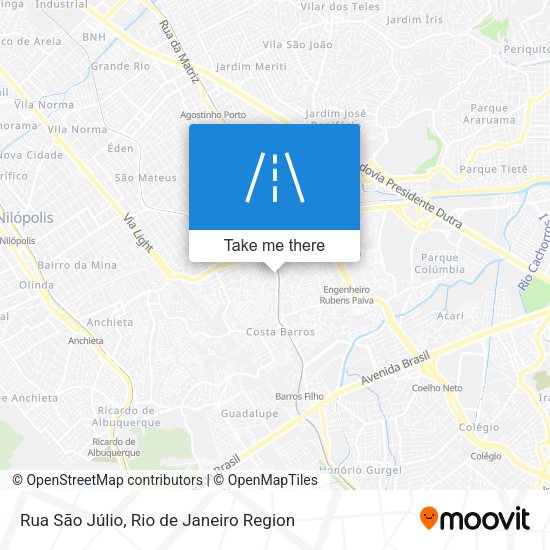 Rua São Júlio map