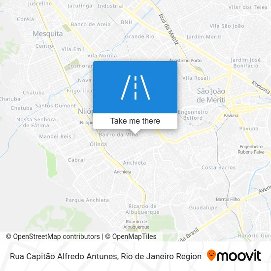 Rua Capitão Alfredo Antunes map