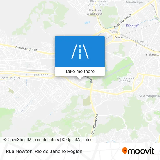 Rua Newton map