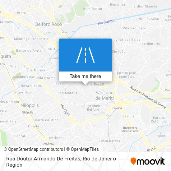Rua Doutor Armando De Freitas map
