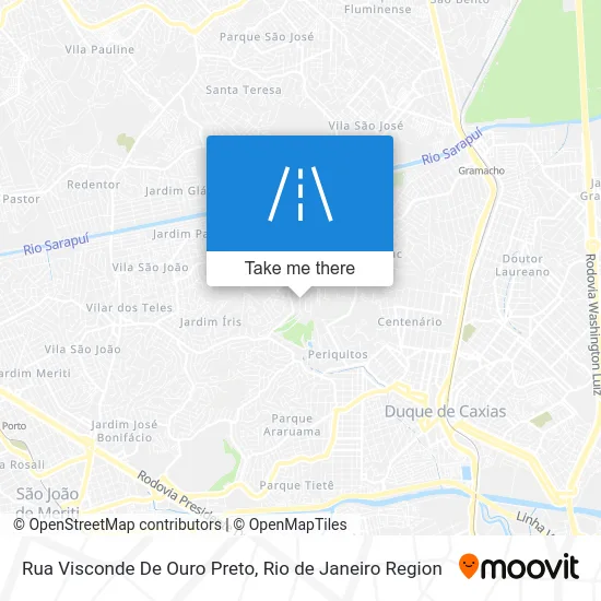 Rua Visconde De Ouro Preto map