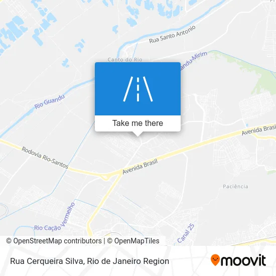 Rua Cerqueira Silva map