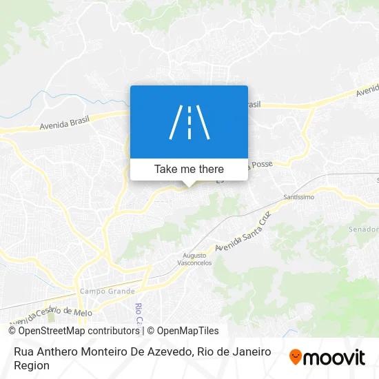 Rua Anthero Monteiro De Azevedo map