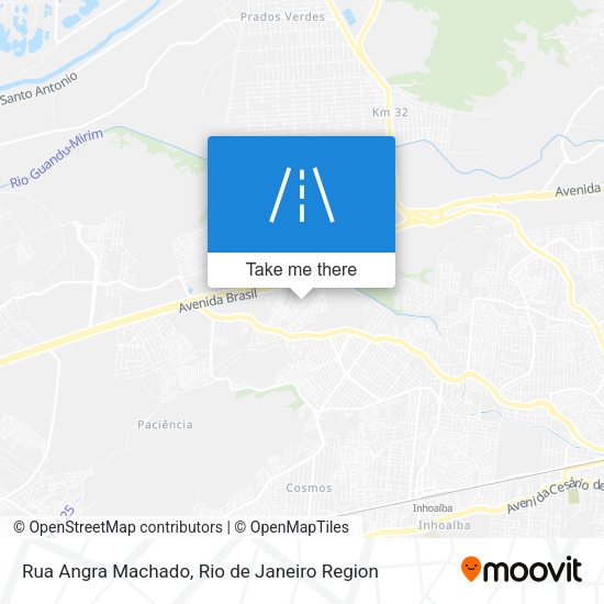 Rua Angra Machado map
