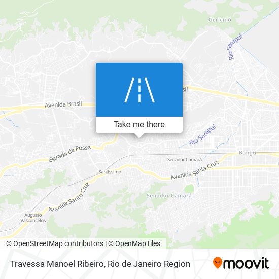 Mapa Travessa Manoel Ribeiro