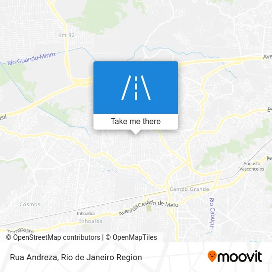 Rua Andreza map