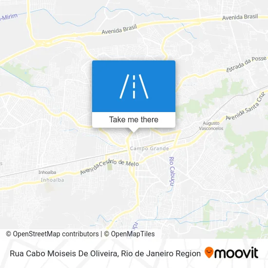 Rua Cabo Moiseis De Oliveira map