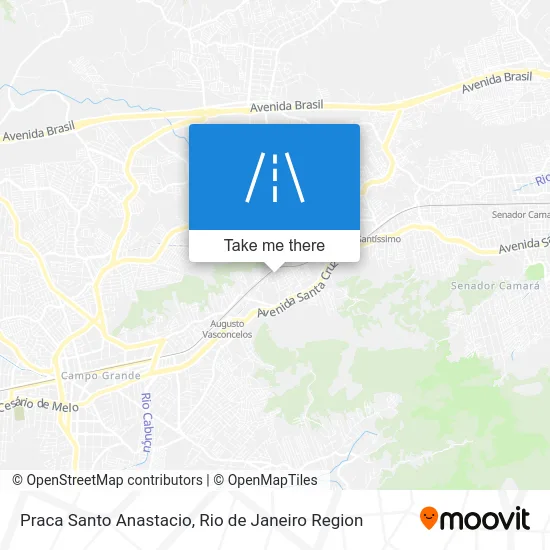 Praca Santo Anastacio map