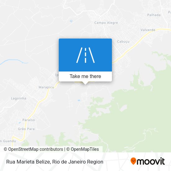 Rua Marieta Belize map