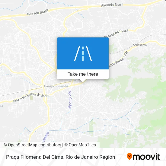 Praça Filomena Del Cima map