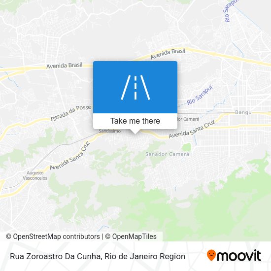 Rua Zoroastro Da Cunha map