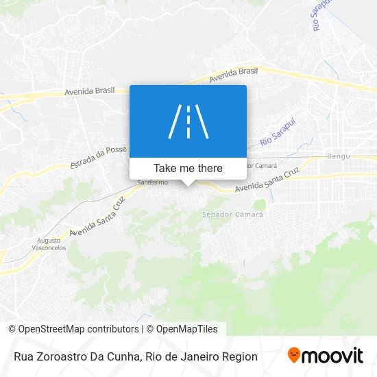 Rua Zoroastro Da Cunha map