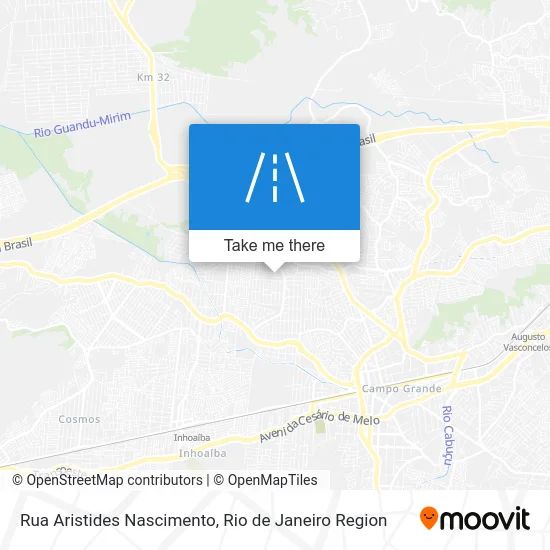 Rua Aristides Nascimento map