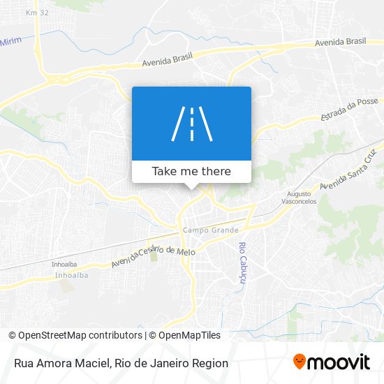Mapa Rua Amora Maciel