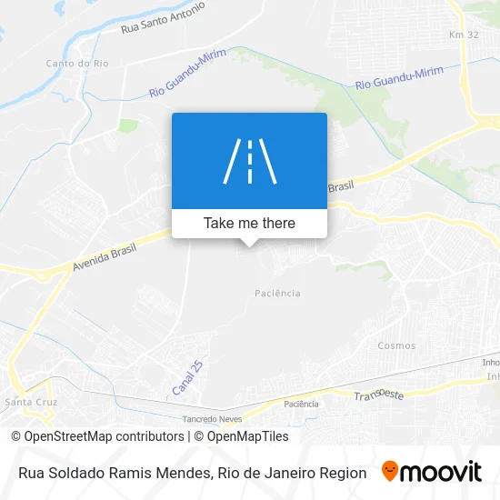 Rua Soldado Ramis Mendes map