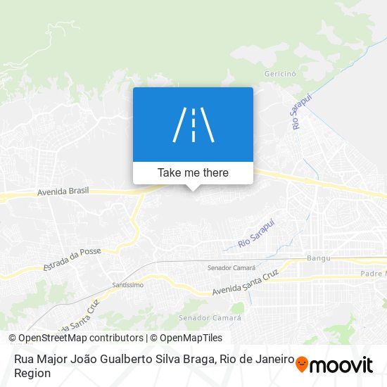 Rua Major João Gualberto Silva Braga map