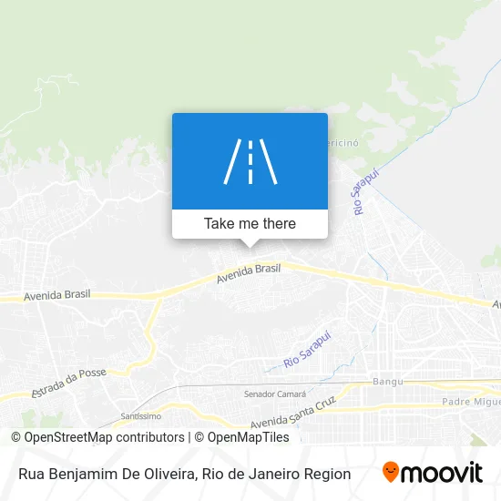 Rua Benjamim De Oliveira map