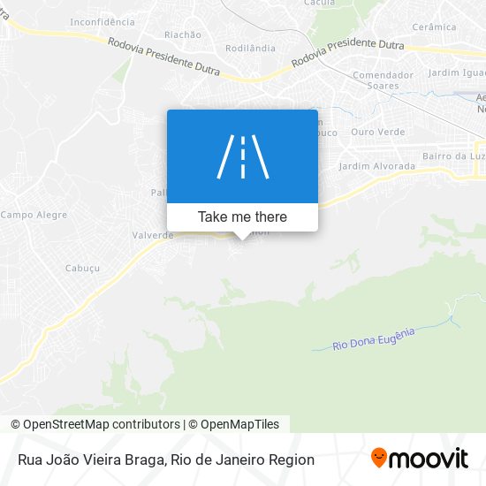 Rua João Vieira Braga map