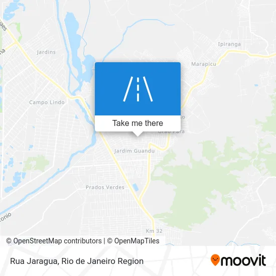 Rua Jaragua map