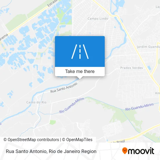 Rua Santo Antonio map