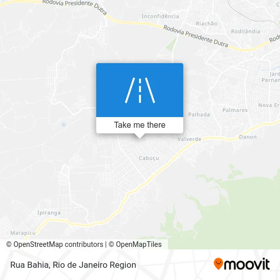 Rua Bahia map